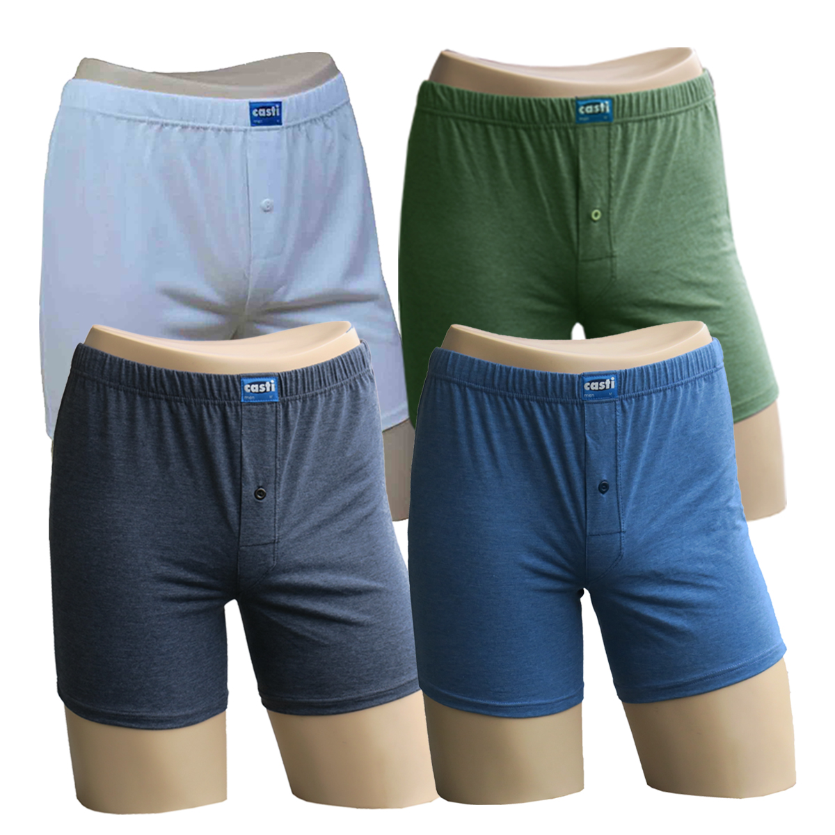 Colorido Boxer Algodon / Elastán