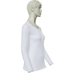 Camiseta de señora térmica manga larga blanca